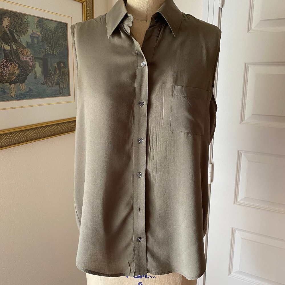 BGBG- Olive Green Blouse